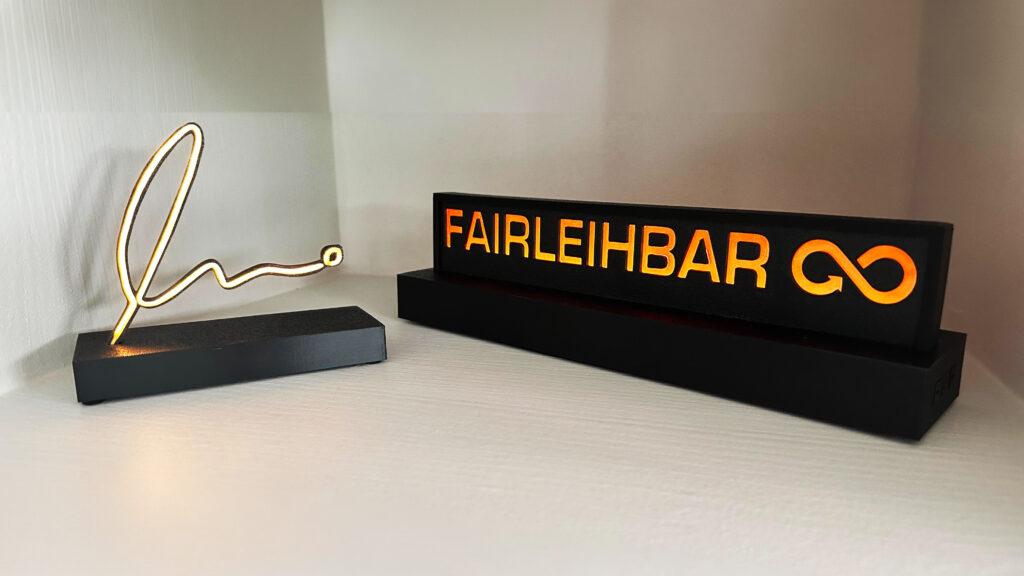 individuelle LED-Logos und Leuchtschilder